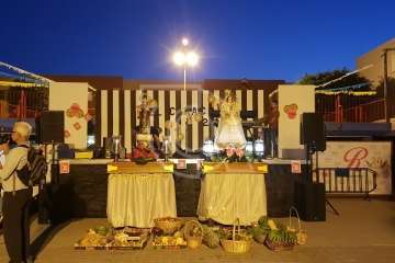 Romería popular en El Caracol (Foto Francisco Javier Santana)